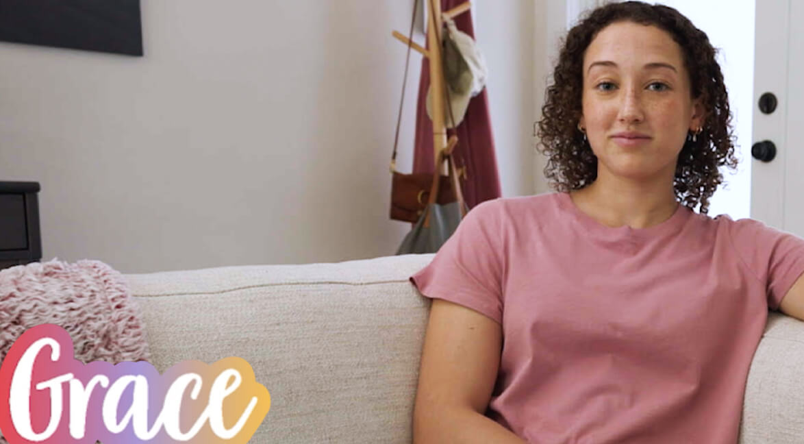 Grace, a XYWAV patient with narcolepsy, talks to her doctor